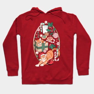 Meowy Christmas Cats Hoodie